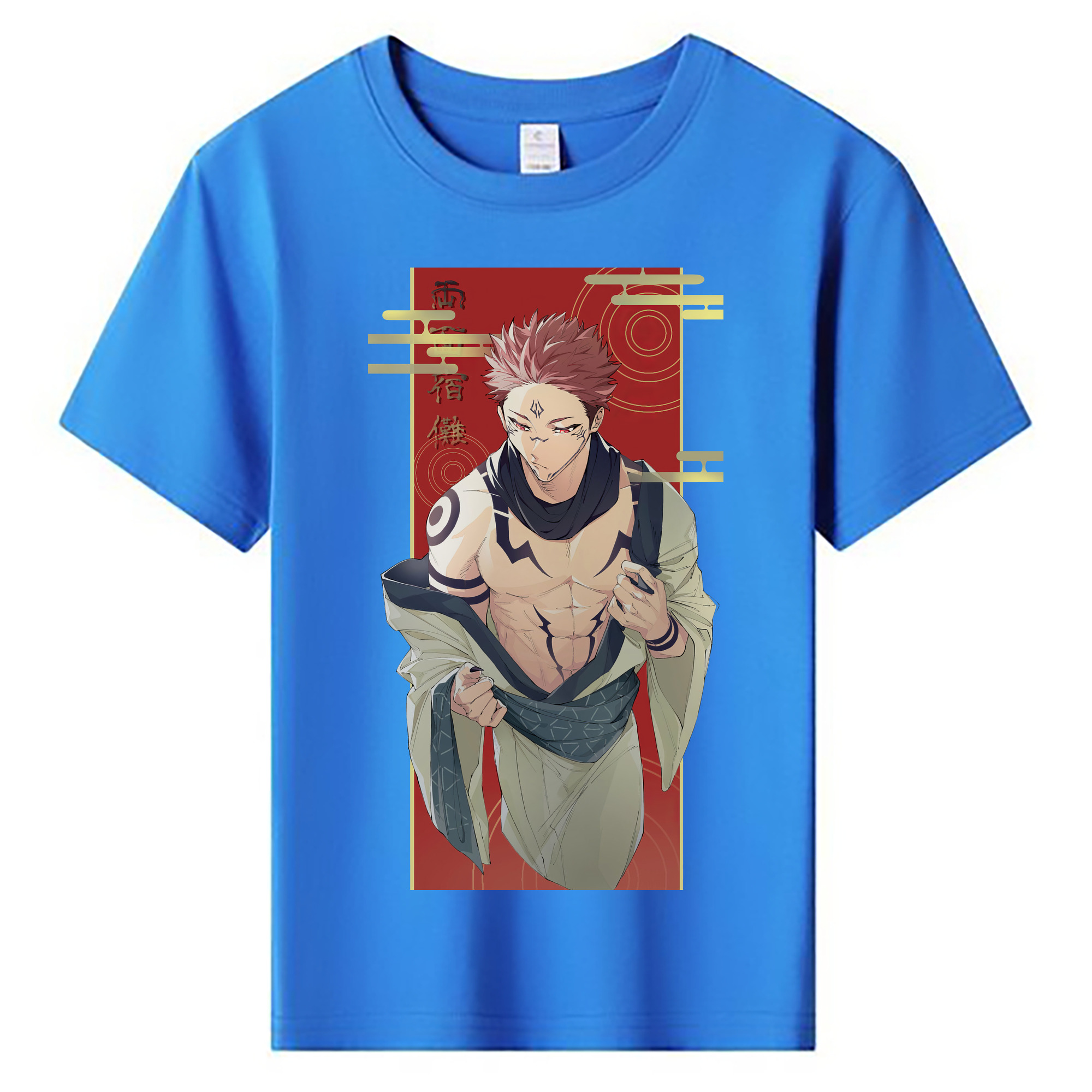 （画像用） 呪術廻戦 Jujutsu Kaisen 綿100％キッズTシャツ（フロントプリント）